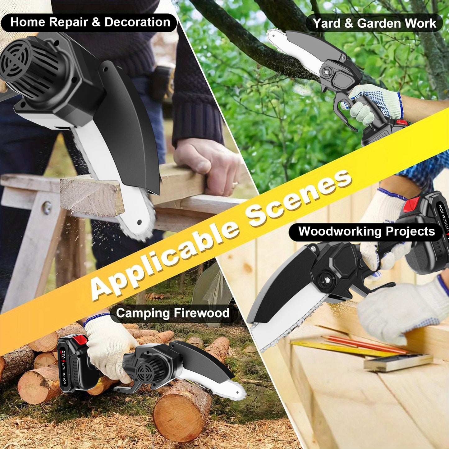 6-inch Mini Cordless Electric Saw