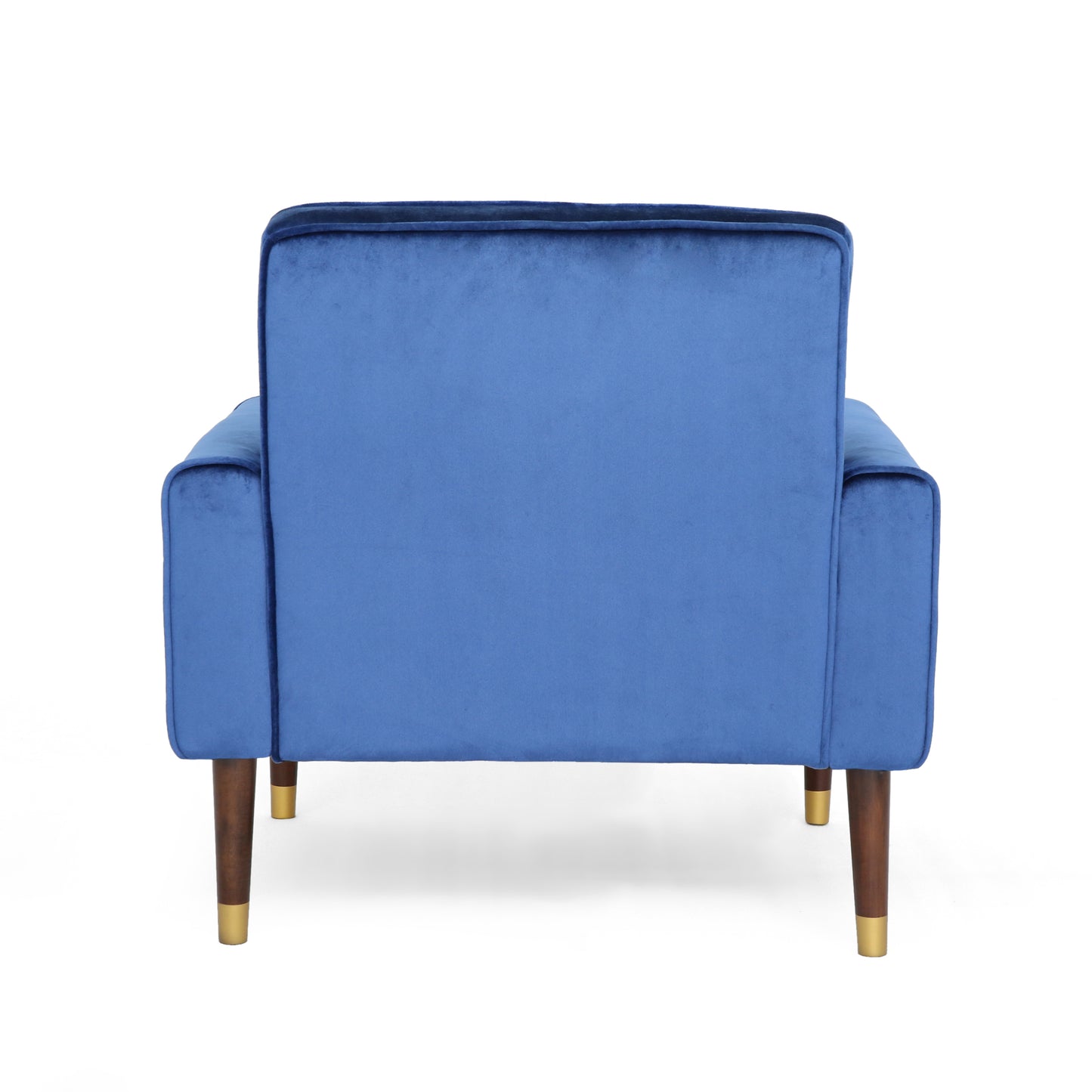 Lewisham Navy Blue Tufted Velvet Armchair