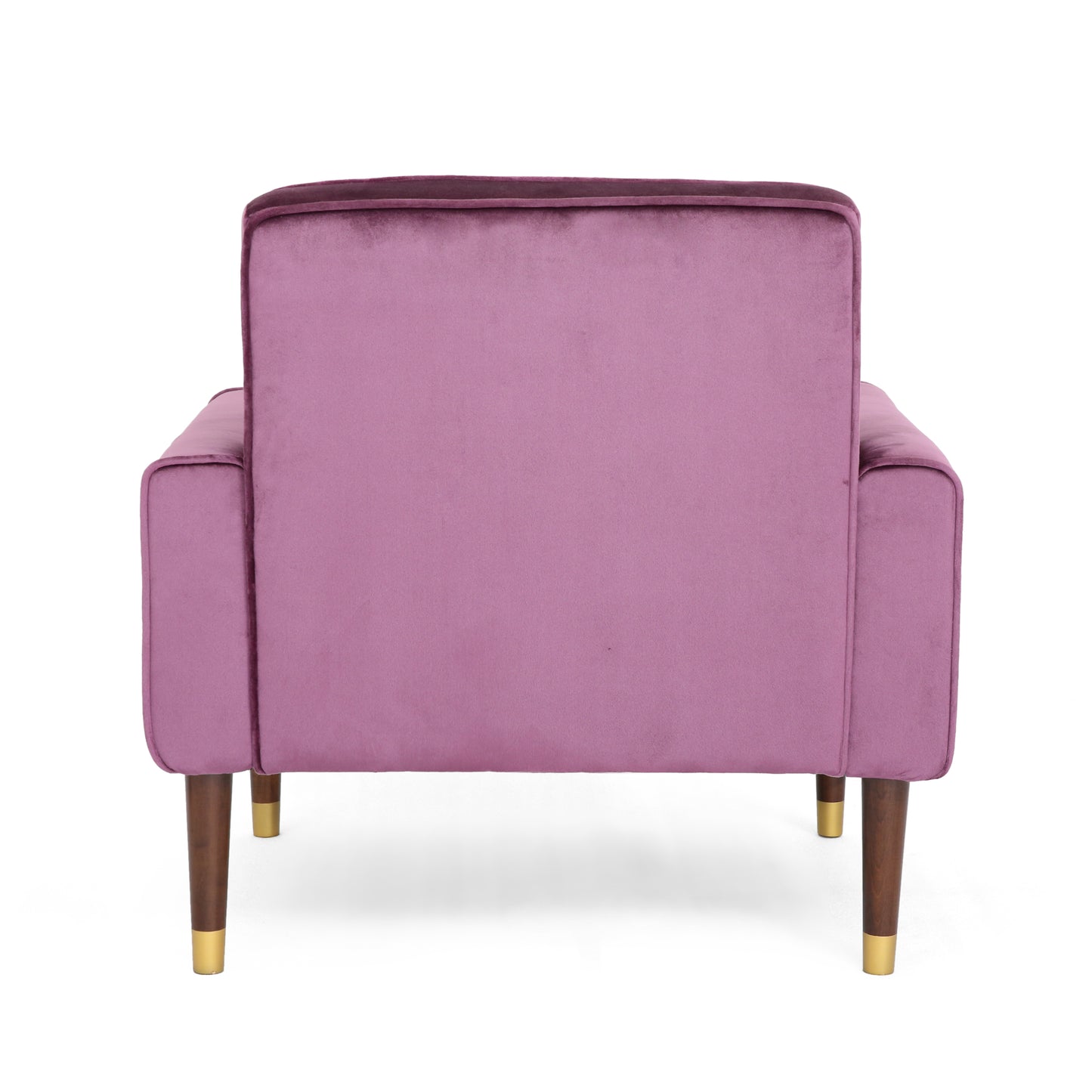 Lewisham Raisin Tufted Velvet Armchair