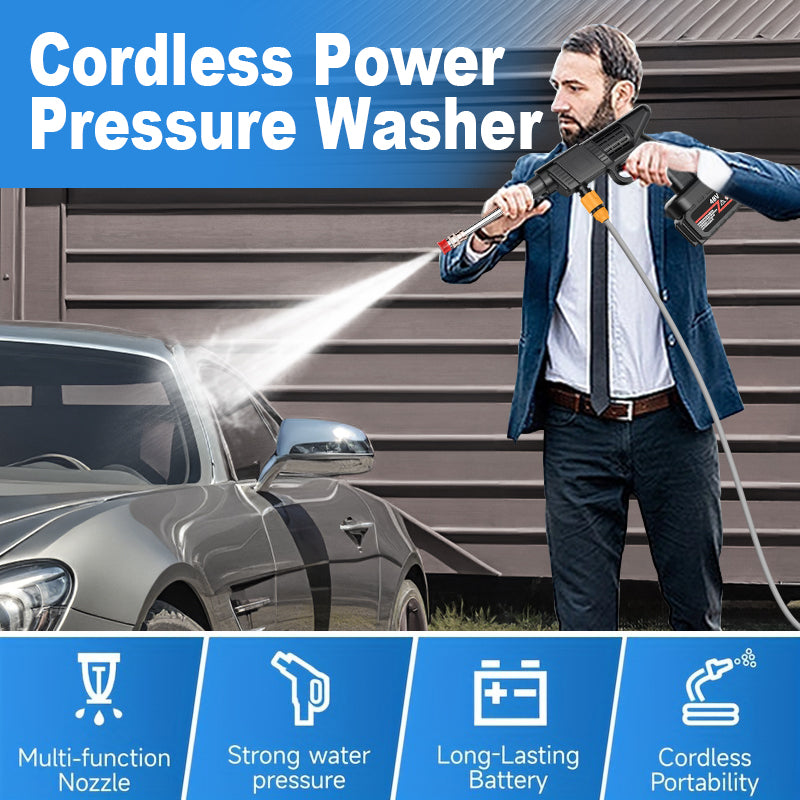 Wireless High-Pressure Car Wash Gun
