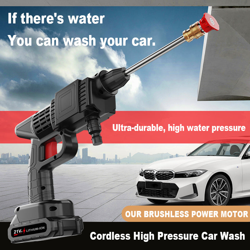 Wireless High-Pressure Car Wash Gun