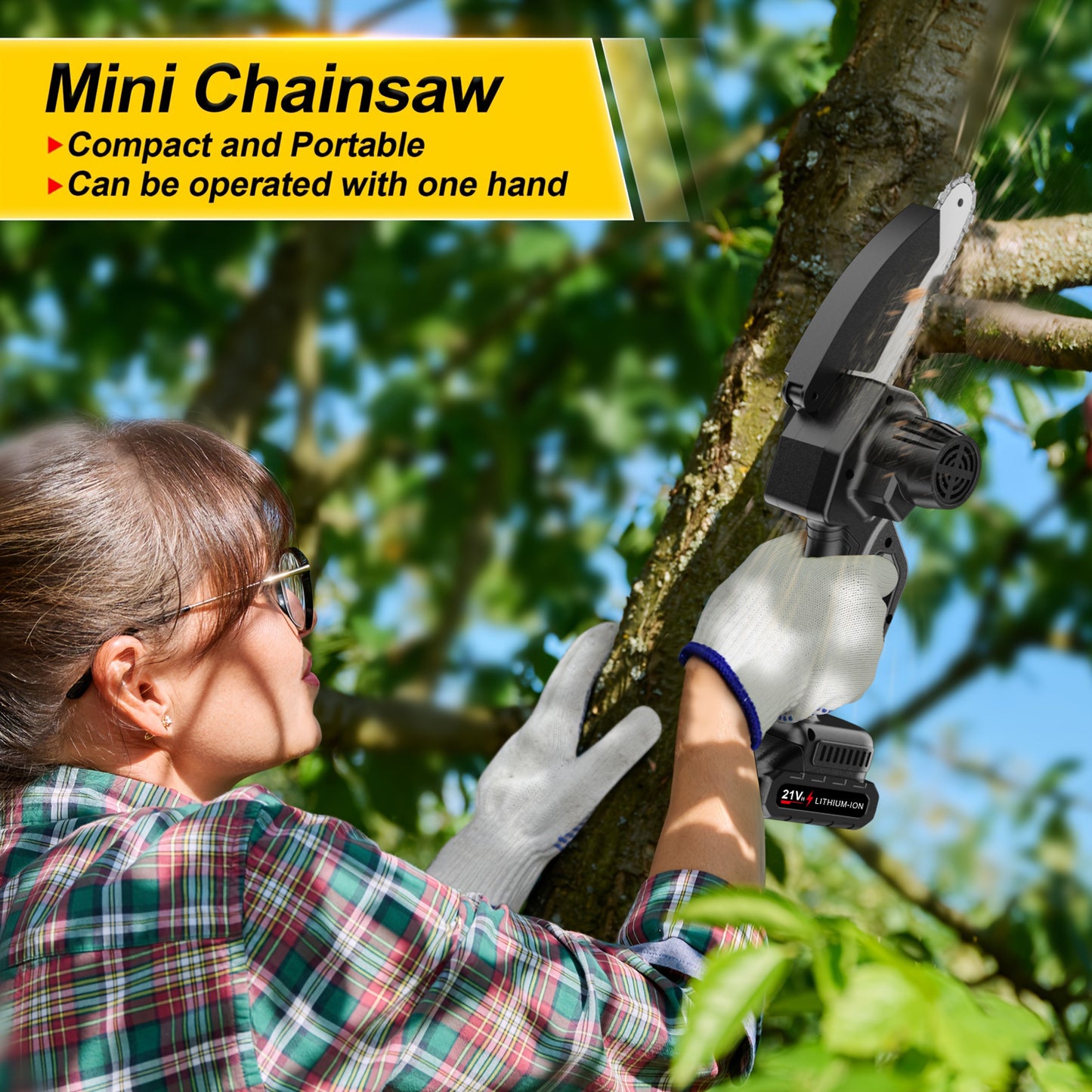 6-inch Mini Cordless Electric Saw