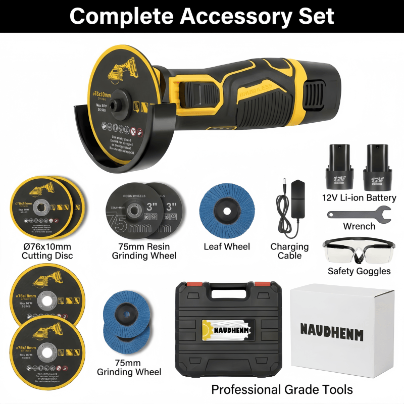 Cordless Mini Angle Grinder Set