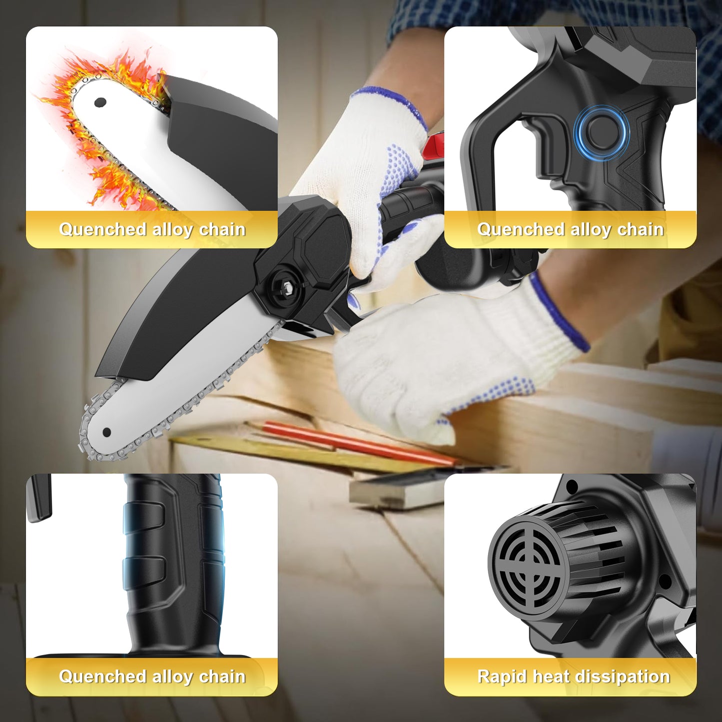 6-inch Mini Cordless Electric Saw