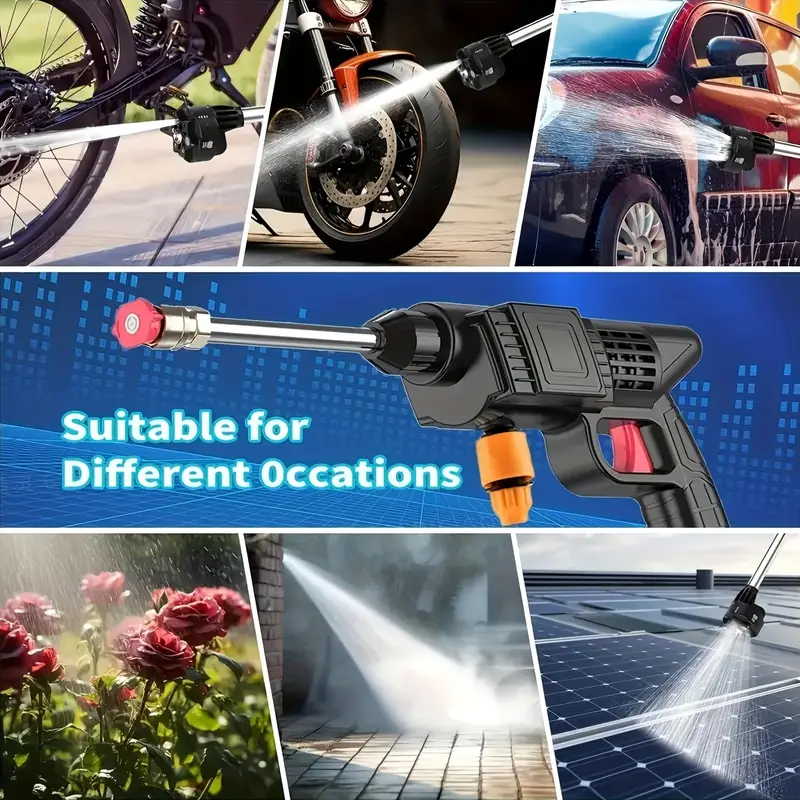 Wireless High-Pressure Car Wash Gun