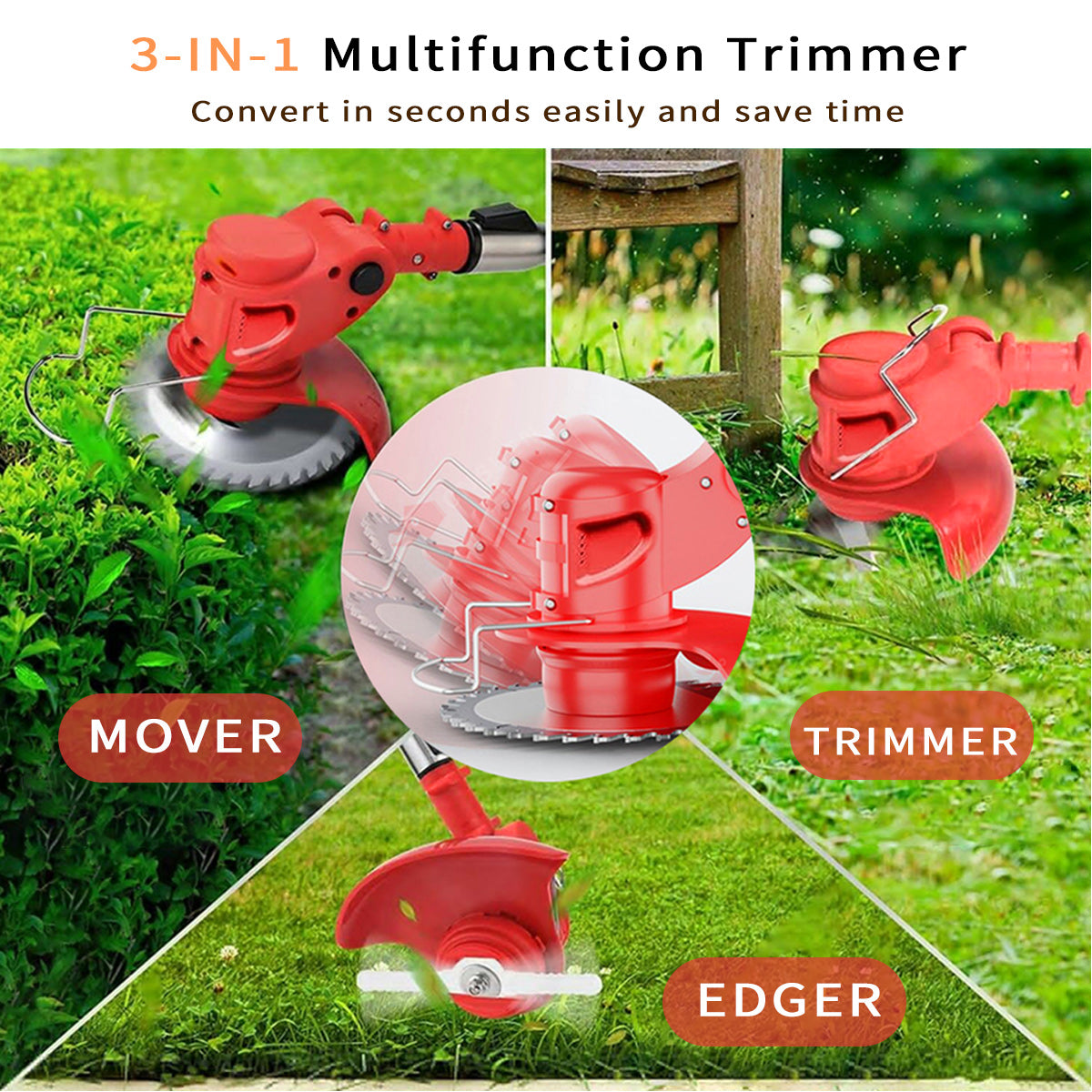 Portable Electric Lawnmower for Home Use