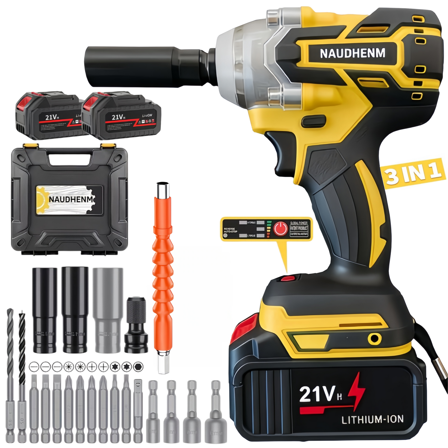 Brushless Cordless Electric Wrench