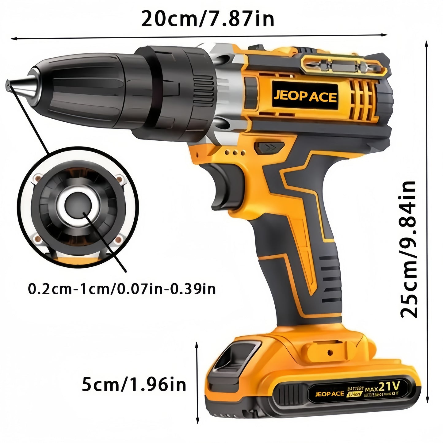 21V Cordless Impact Drill
