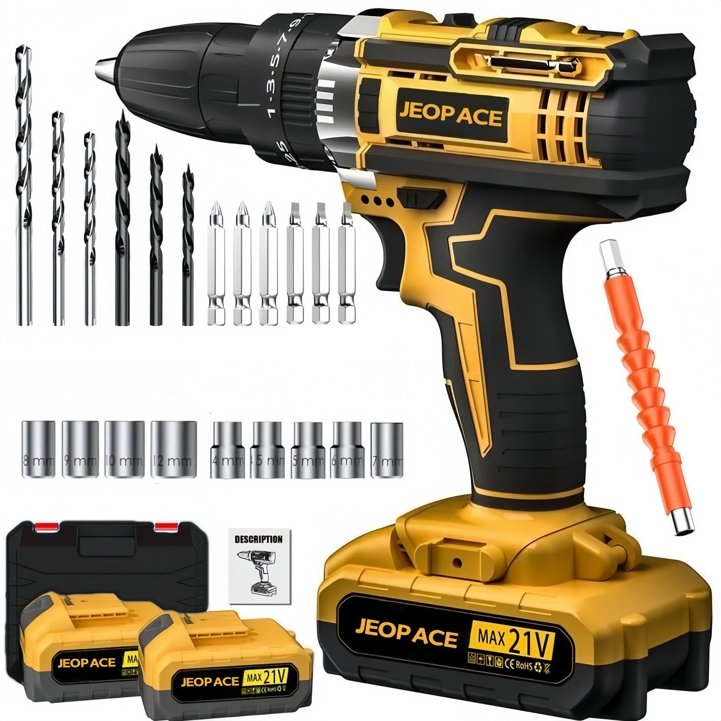 21V Cordless Impact Drill