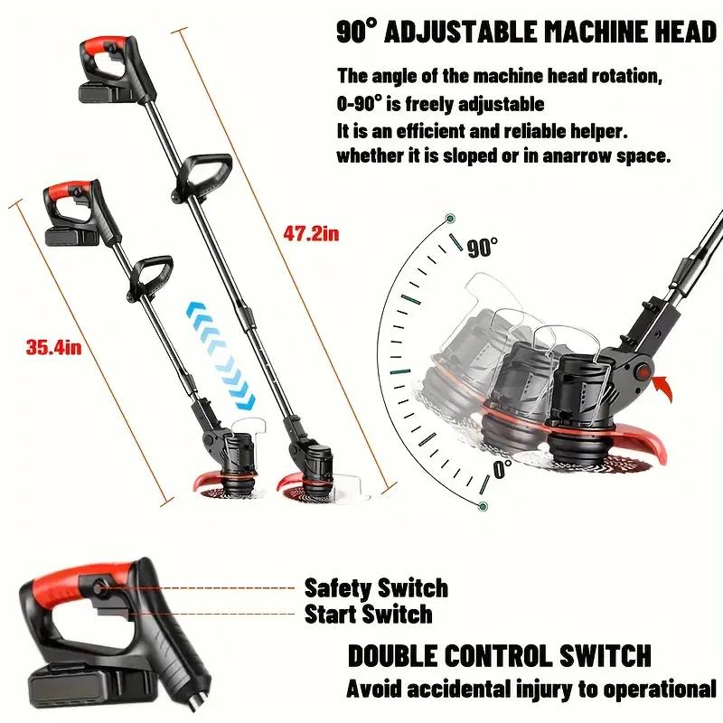 Portable Electric Lawnmower for Home Use